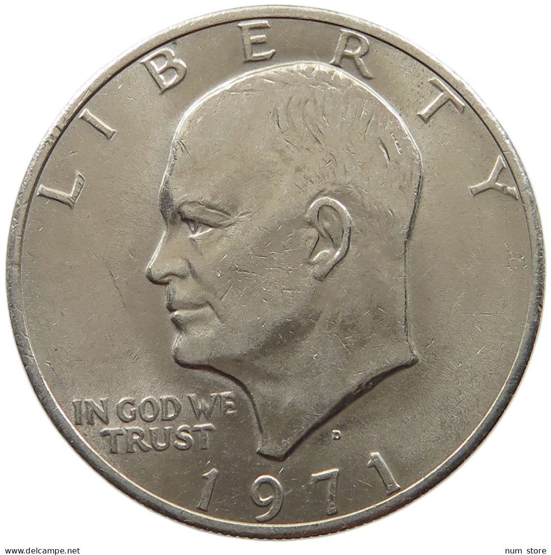 UNITED STATES OF AMERICA DOLLAR 1971 D EISENHOWER #s062 0789 - 1971-1978: Eisenhower