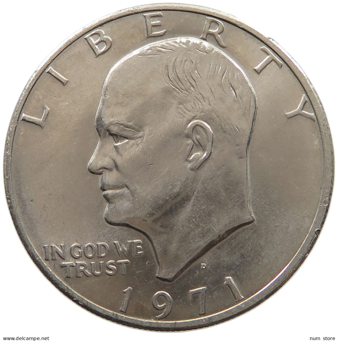 UNITED STATES OF AMERICA DOLLAR 1971 D EISENHOWER #c035 0159 - 1971-1978: Eisenhower