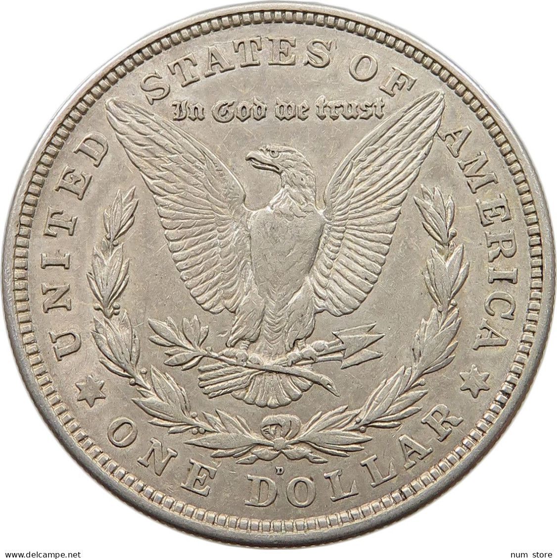 UNITED STATES OF AMERICA DOLLAR 1921 D MORGAN #t121 0023 - 1878-1921: Morgan