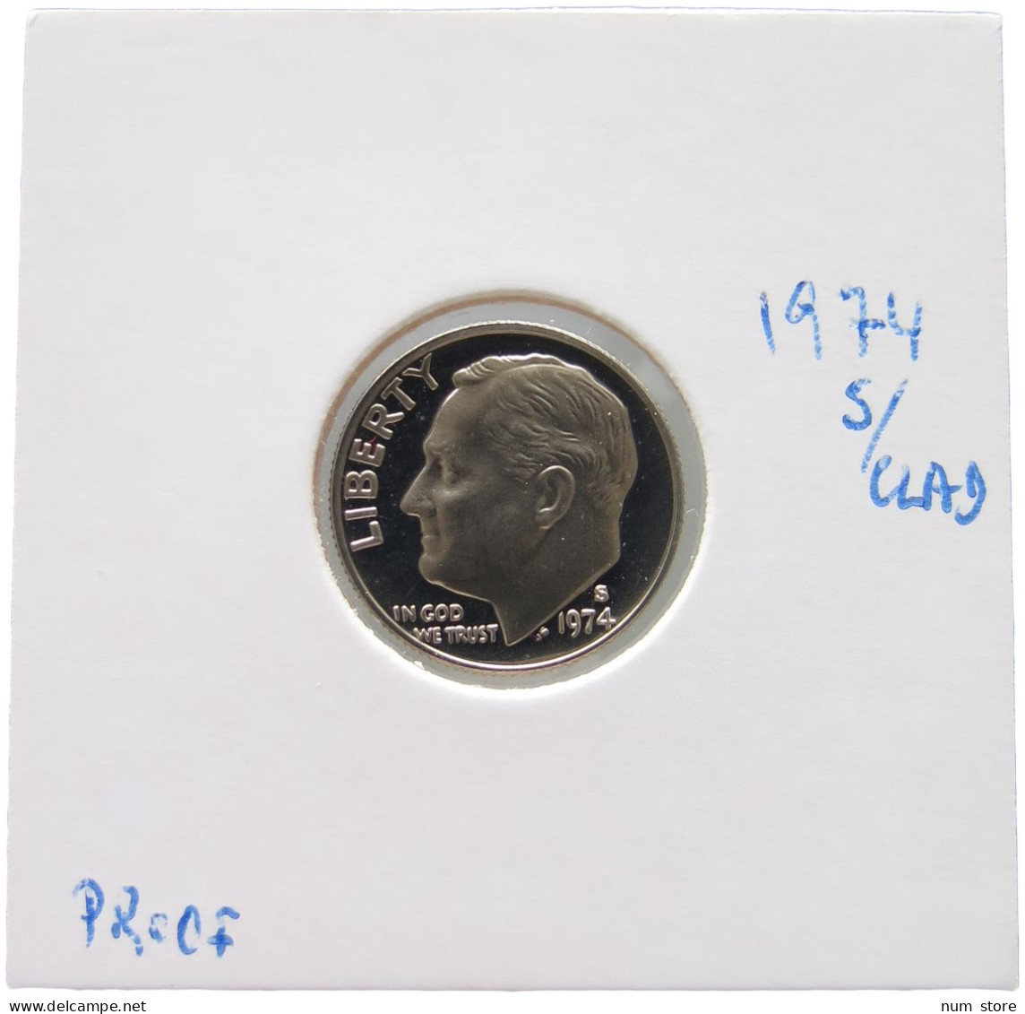 UNITED STATES OF AMERICA DIME 1974 S  #alb058 0485 - 1946-...: Roosevelt