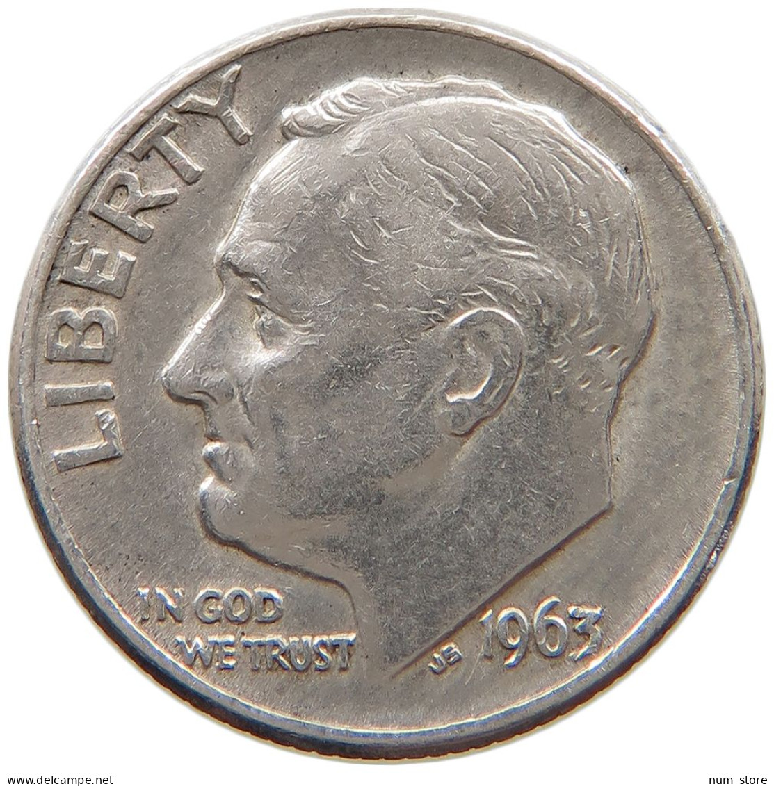 UNITED STATES OF AMERICA DIME 1963 D Roosevelt #a064 0441 - 1946-...: Roosevelt