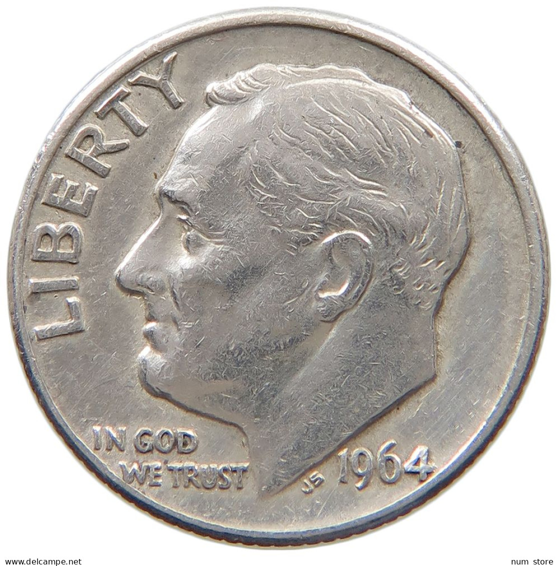 UNITED STATES OF AMERICA DIME 1964 D Roosevelt #a045 0819 - 1946-...: Roosevelt