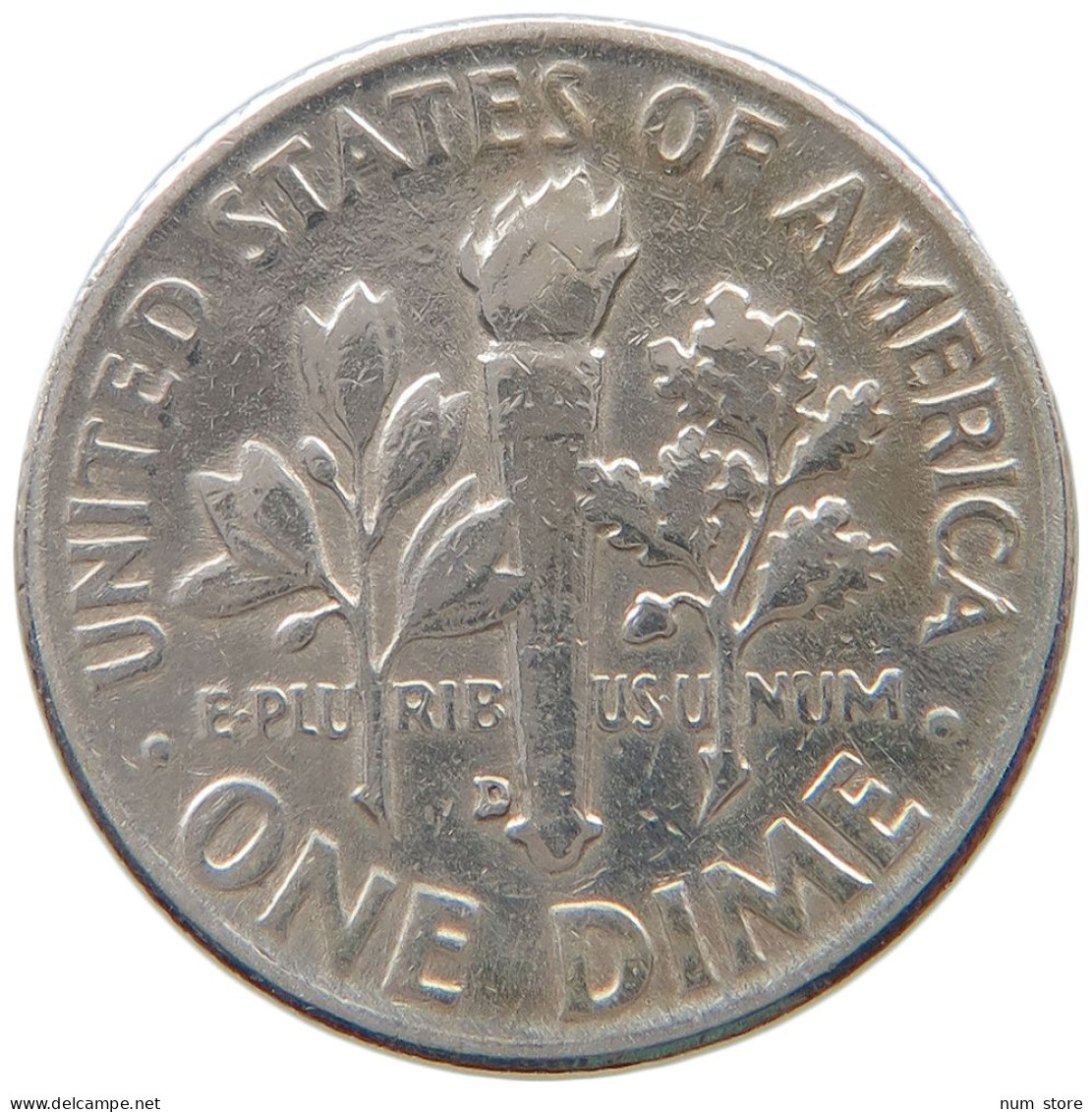 UNITED STATES OF AMERICA DIME 1956 D Roosevelt #a044 0299 - 1946-...: Roosevelt