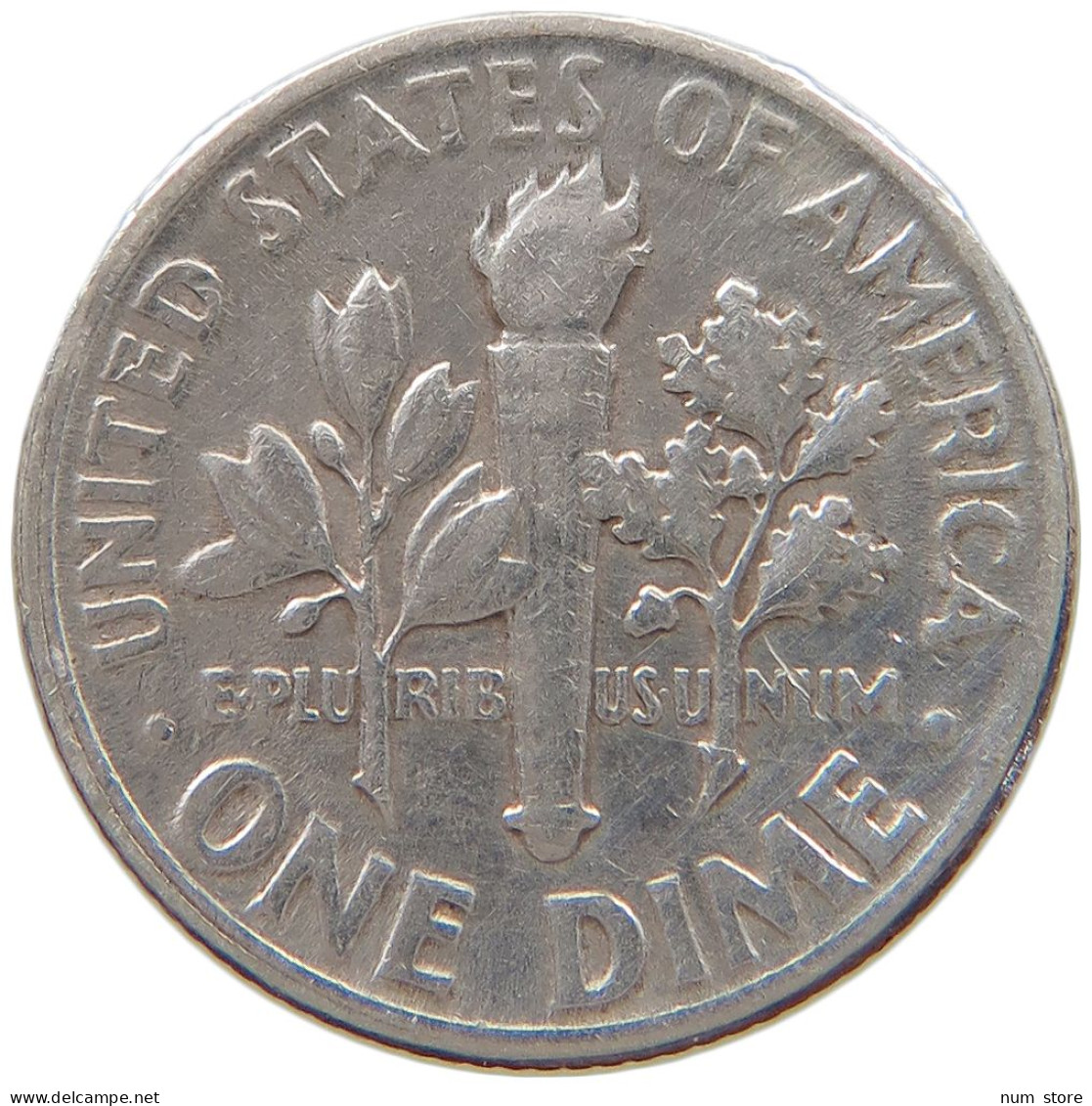 UNITED STATES OF AMERICA DIME 1954 Roosevelt #a064 0455 - 1946-...: Roosevelt