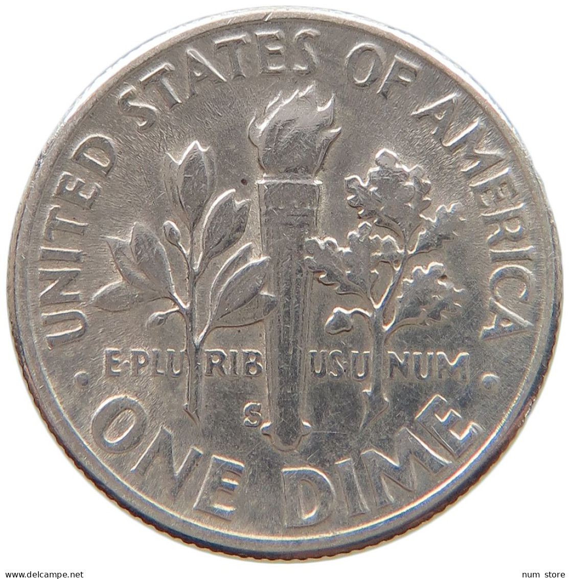 UNITED STATES OF AMERICA DIME 1953 S Roosevelt #a064 0463 - 1946-...: Roosevelt