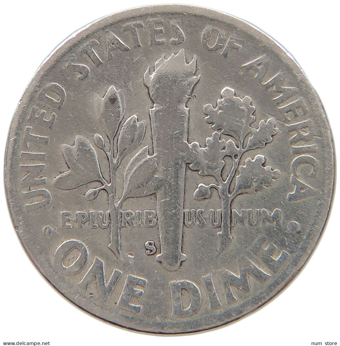 UNITED STATES OF AMERICA DIME 1947 S Roosevelt #a064 0461 - 1946-...: Roosevelt