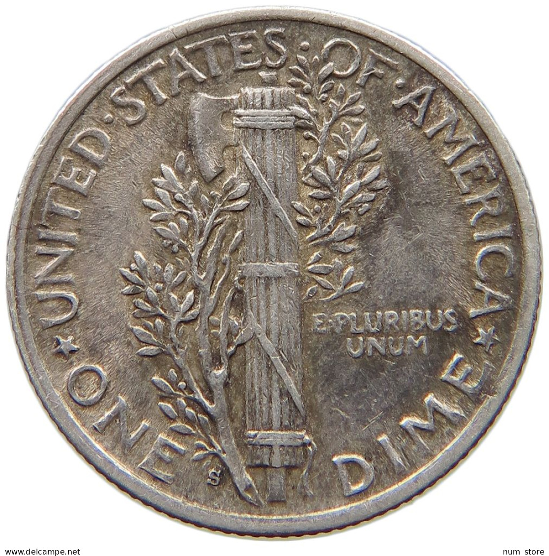 UNITED STATES OF AMERICA DIME 1945 S MERCURY #a091 0617 - 1916-1945: Mercury (kwik)