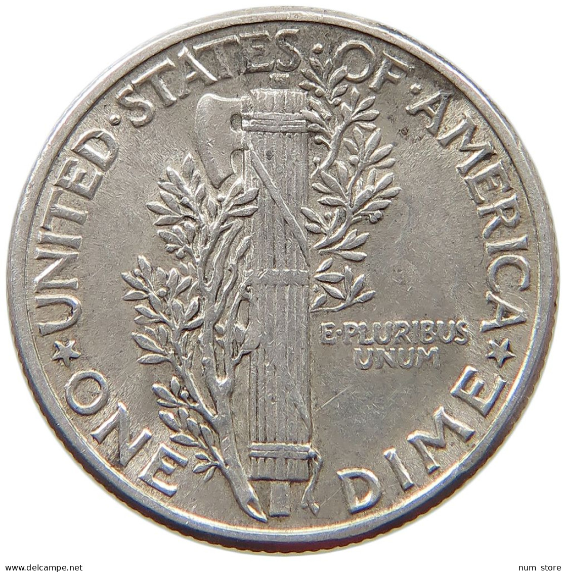 UNITED STATES OF AMERICA DIME 1944 MERCURY #s049 0619 - 1916-1945: Mercury (kwik)