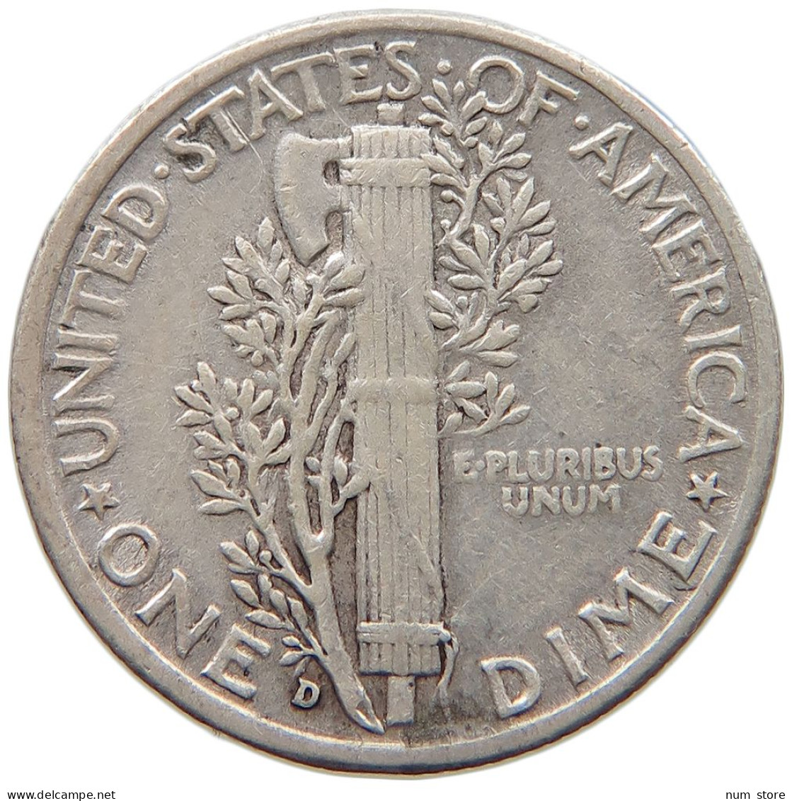 UNITED STATES OF AMERICA DIME 1944 D MERCURY #c012 0273 - 1916-1945: Mercury