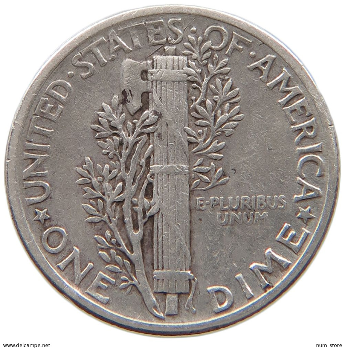 UNITED STATES OF AMERICA DIME 1943 MERCURY #a057 0185 - 1916-1945: Mercury (kwik)
