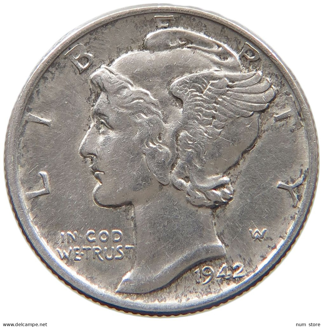 UNITED STATES OF AMERICA DIME 1942 MERCURY #c040 0571 - 1916-1945: Mercury (Mercure)