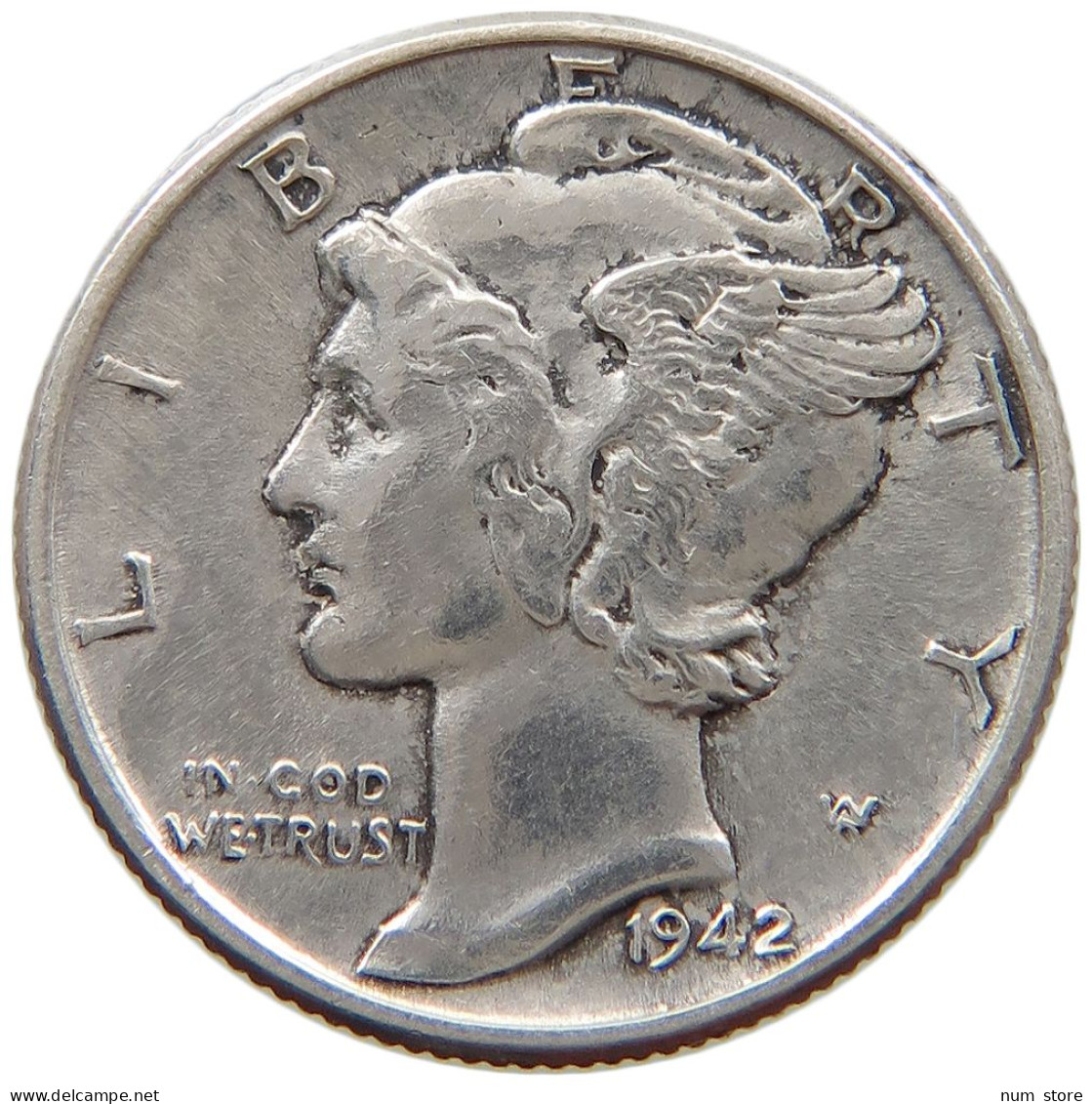 UNITED STATES OF AMERICA DIME 1942 MERCURY #a082 0533 - 1916-1945: Mercury (Mercure)