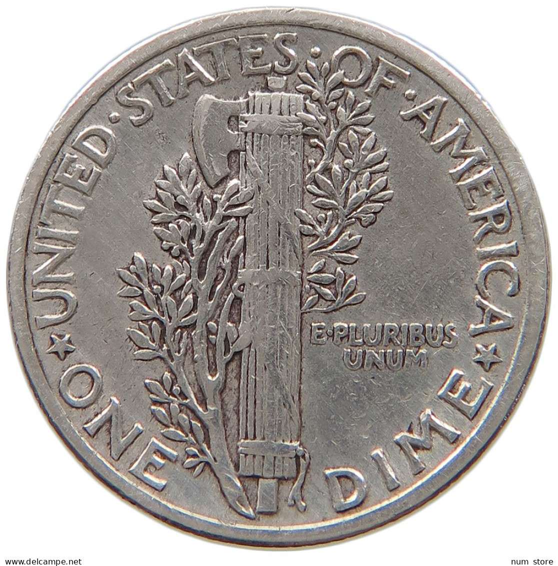 UNITED STATES OF AMERICA DIME 1942 MERCURY #a064 0393 - 1916-1945: Mercury (kwik)