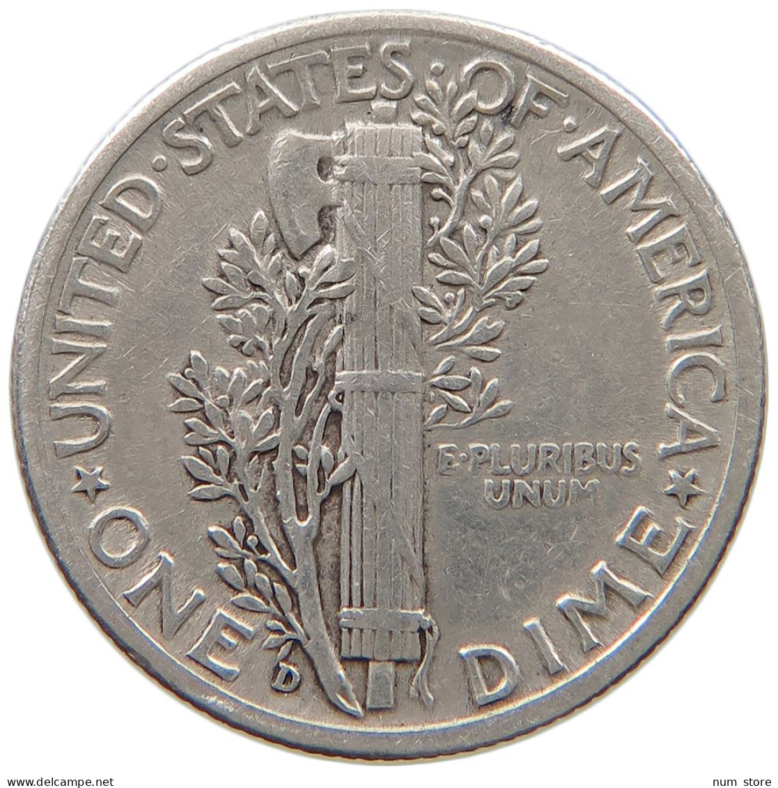 UNITED STATES OF AMERICA DIME 1942 D MERCURY #a044 0963 - 1916-1945: Mercury (Mercure)