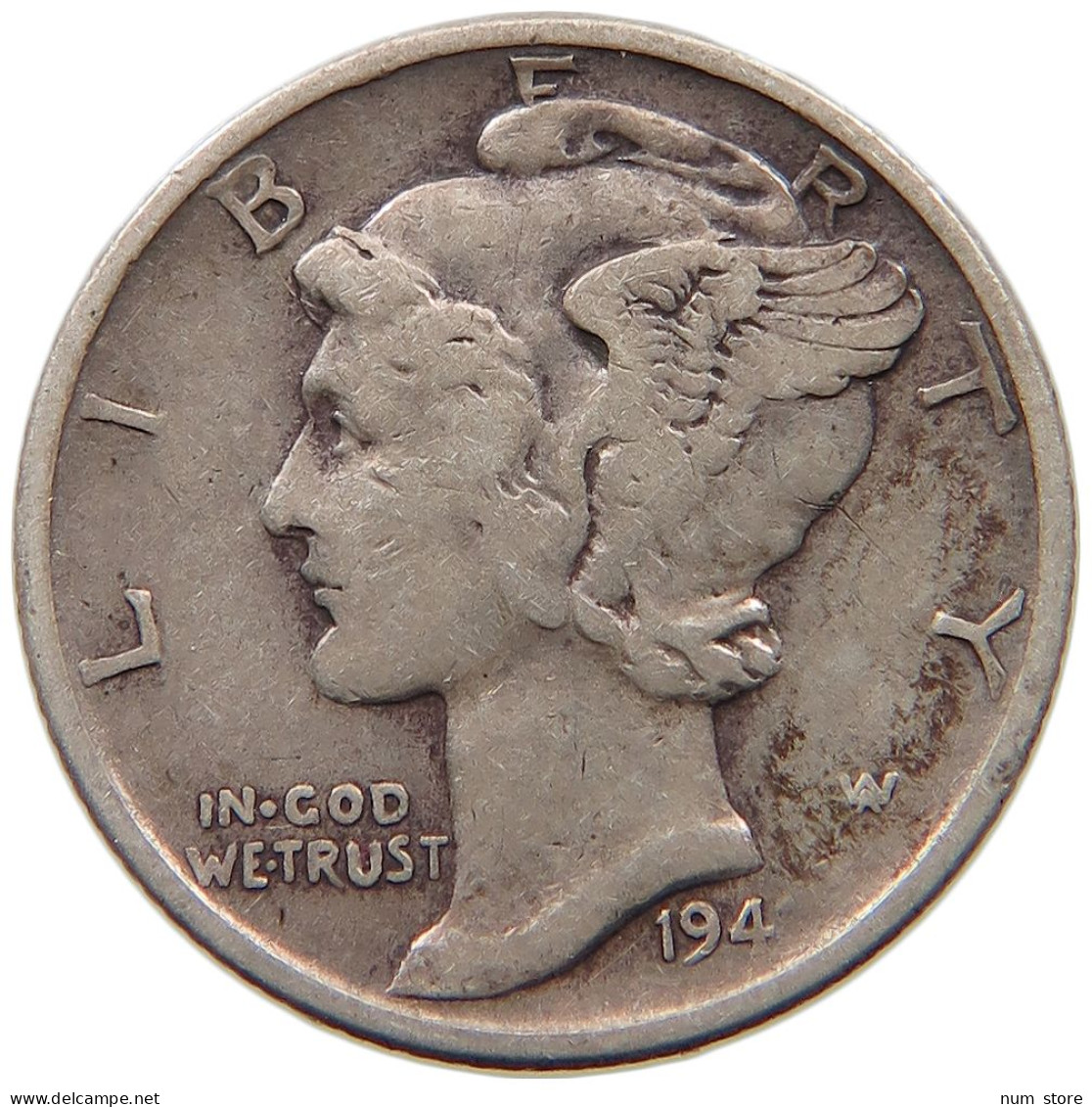 UNITED STATES OF AMERICA DIME 1941 MERCURY #c010 0439 - 1916-1945: Mercury
