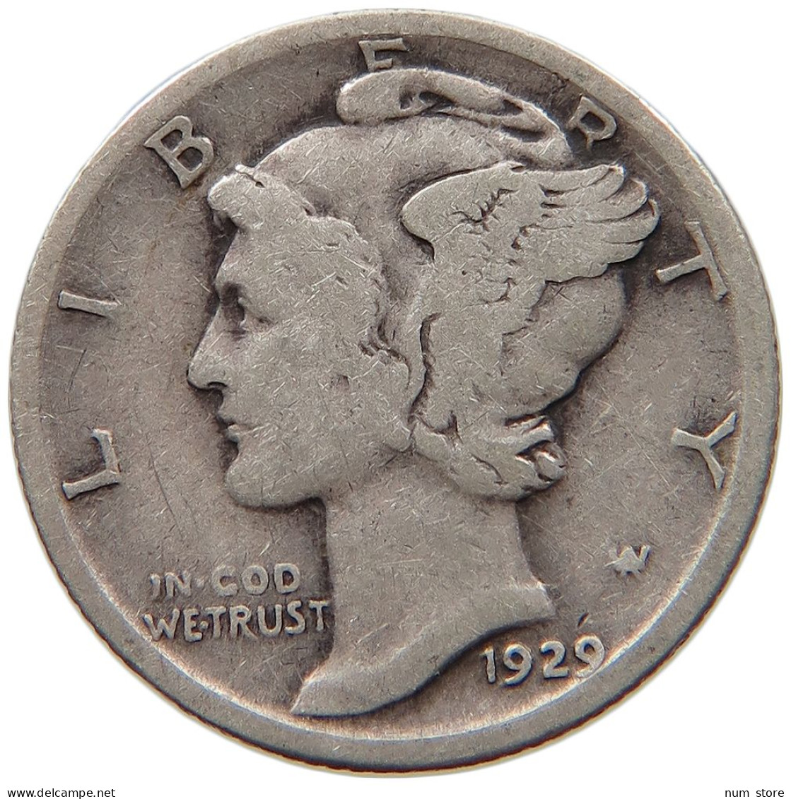 UNITED STATES OF AMERICA DIME 1929 MERCURY #c064 0471 - 1916-1945: Mercury