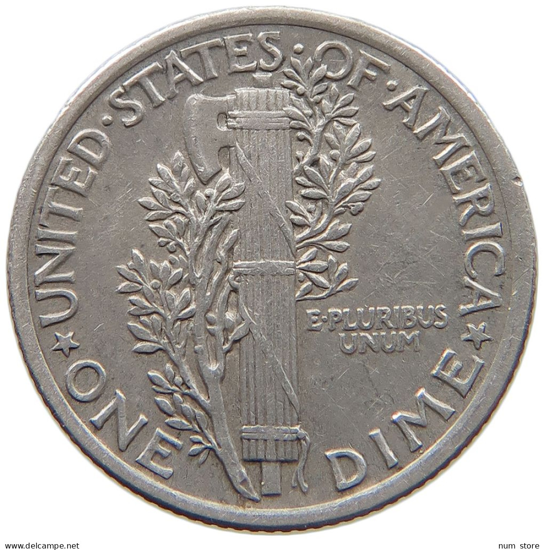 UNITED STATES OF AMERICA DIME 1918 MERCURY #c040 0575 - 1916-1945: Mercury (Mercure)