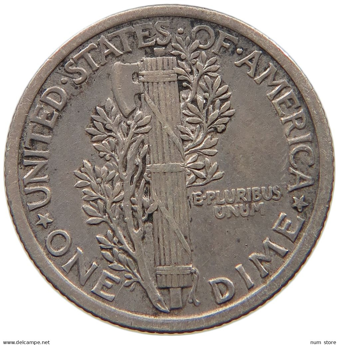 UNITED STATES OF AMERICA DIME 1917 MERCURY #c045 0247 - 1916-1945: Mercury (kwik)