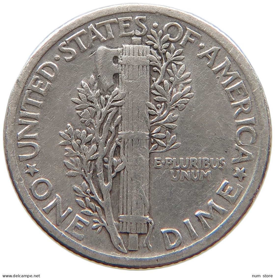 UNITED STATES OF AMERICA DIME 1917 MERCURY #a064 0413 - 1916-1945: Mercury