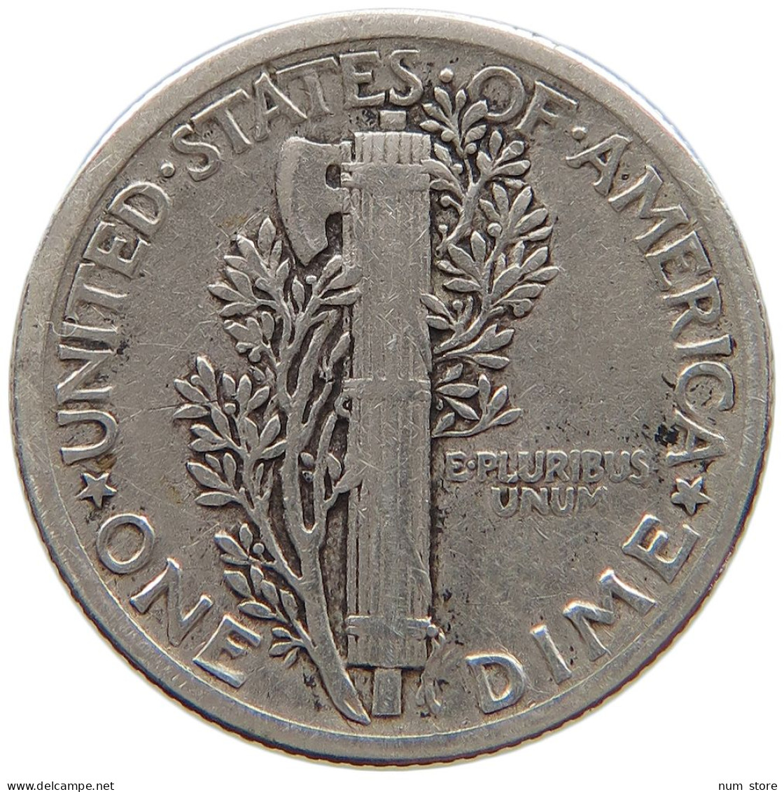 UNITED STATES OF AMERICA DIME 1917 MERCURY #a064 0437 - 1916-1945: Mercury (kwik)