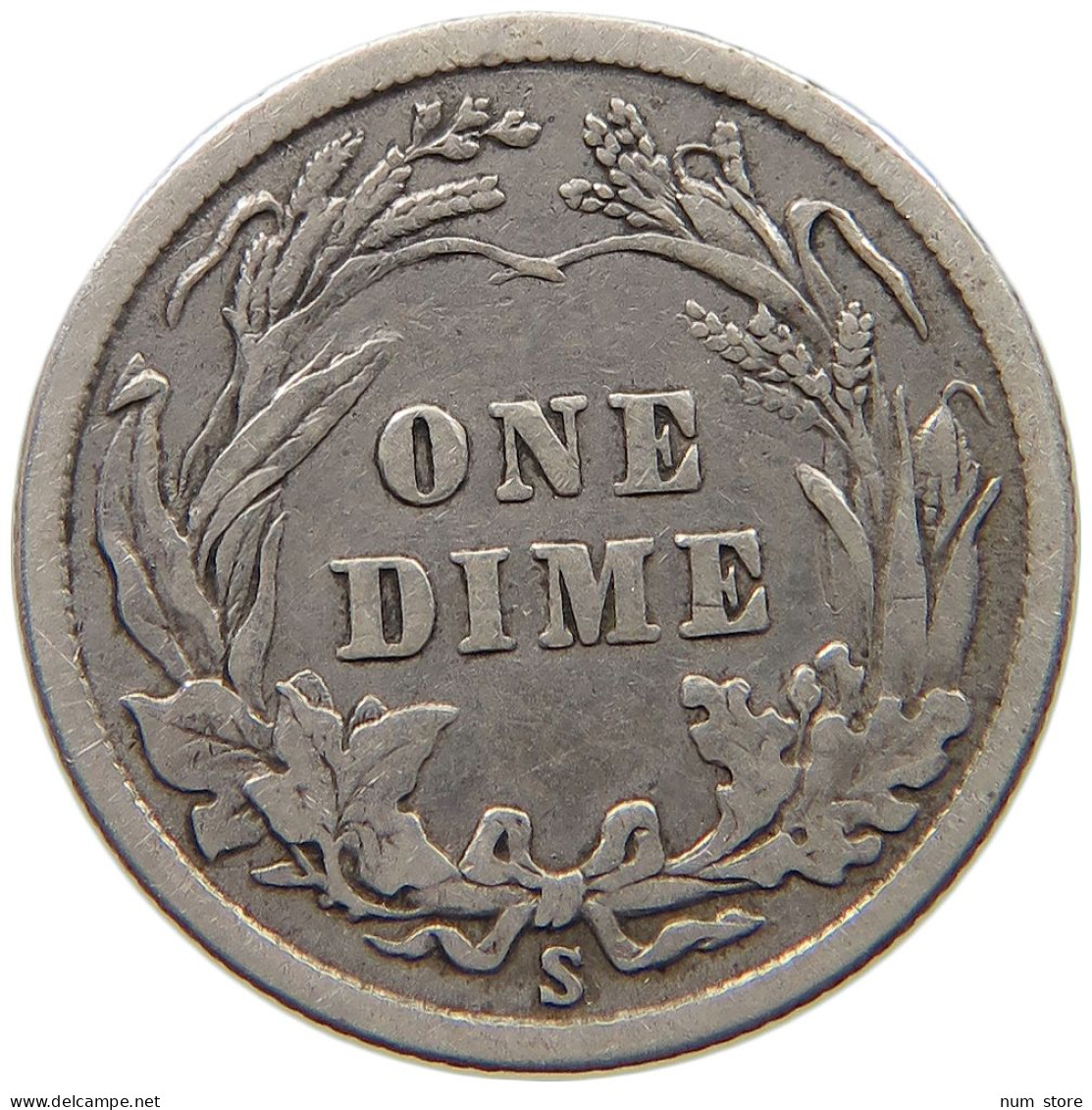 UNITED STATES OF AMERICA DIME 1916 S BARBER #c024 0319 - 1892-1916: Barber