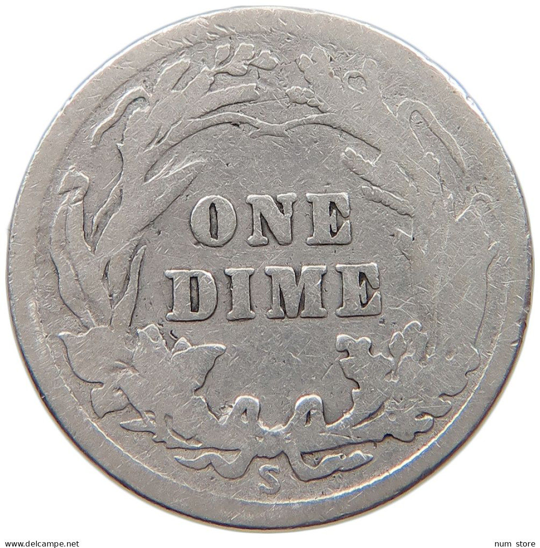 UNITED STATES OF AMERICA DIME 1916 S BARBER #c012 0323 - 1892-1916: Barber