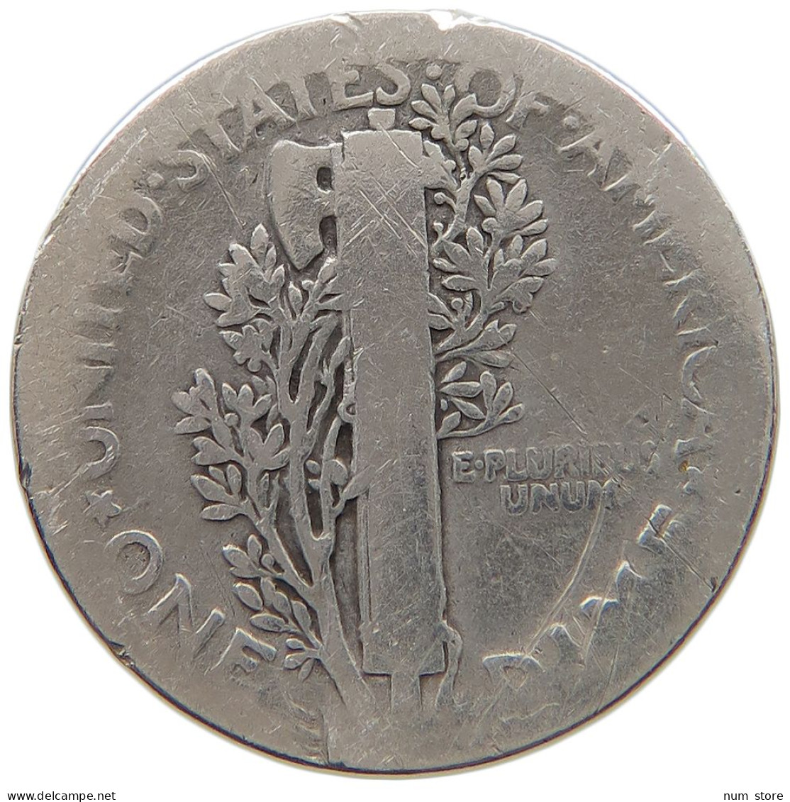 UNITED STATES OF AMERICA DIME 1917 MERCURY #a045 0811 - 1916-1945: Mercury (kwik)