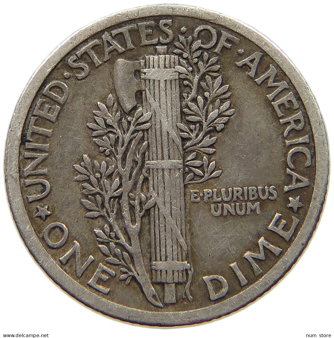 UNITED STATES OF AMERICA DIME 1916 MERCURY #s074 0665 - 1892-1916: Barber