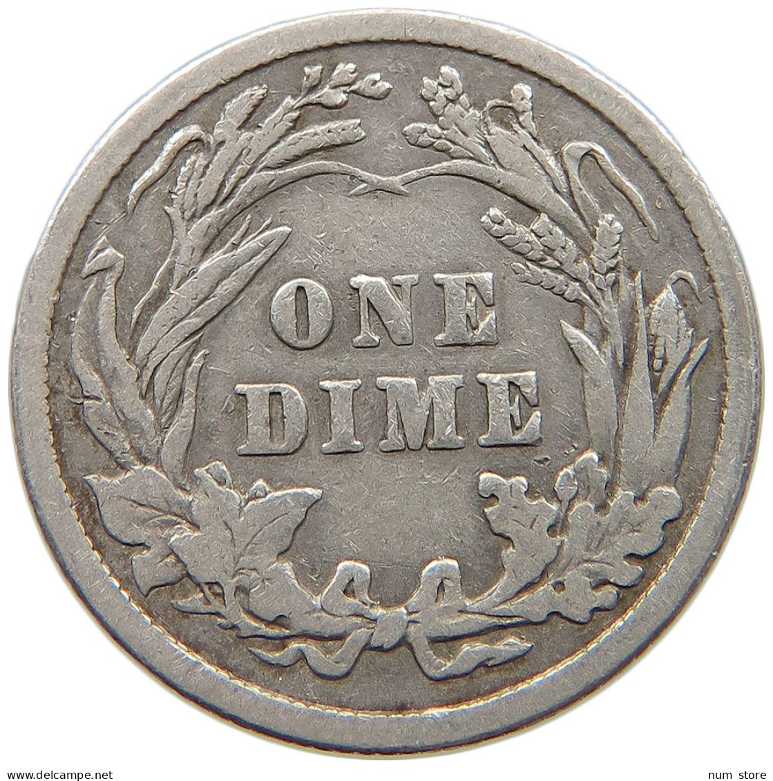 UNITED STATES OF AMERICA DIME 1912 BARBER #t111 0093 - 1892-1916: Barber