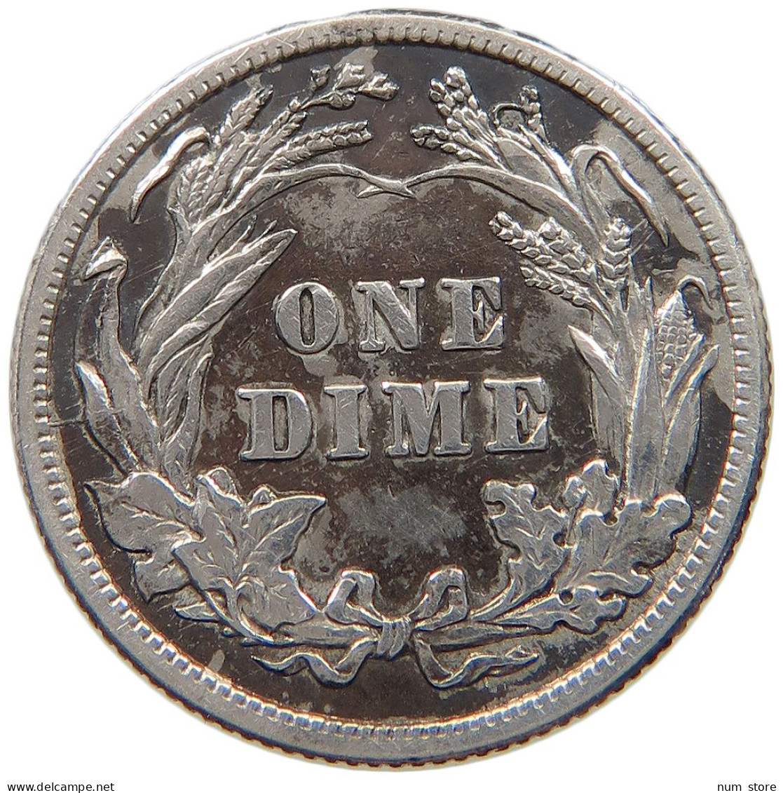 UNITED STATES OF AMERICA DIME 1911 BARBER #t110 1071 - 1892-1916: Barber