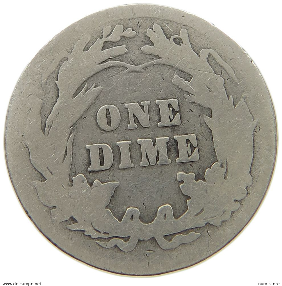 UNITED STATES OF AMERICA DIME 1910 D BARBER #a052 0569 - 1892-1916: Barber