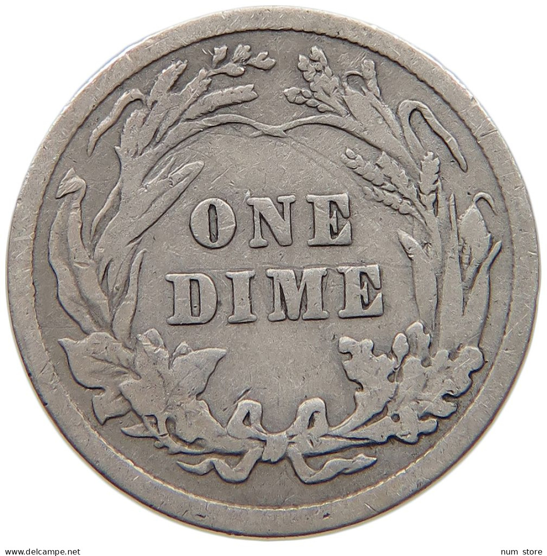 UNITED STATES OF AMERICA DIME 1909 BARBER #c012 0305 - 1892-1916: Barber