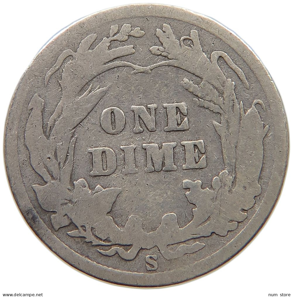 UNITED STATES OF AMERICA DIME 1908 S BARBER #c018 0297 - 1892-1916: Barber