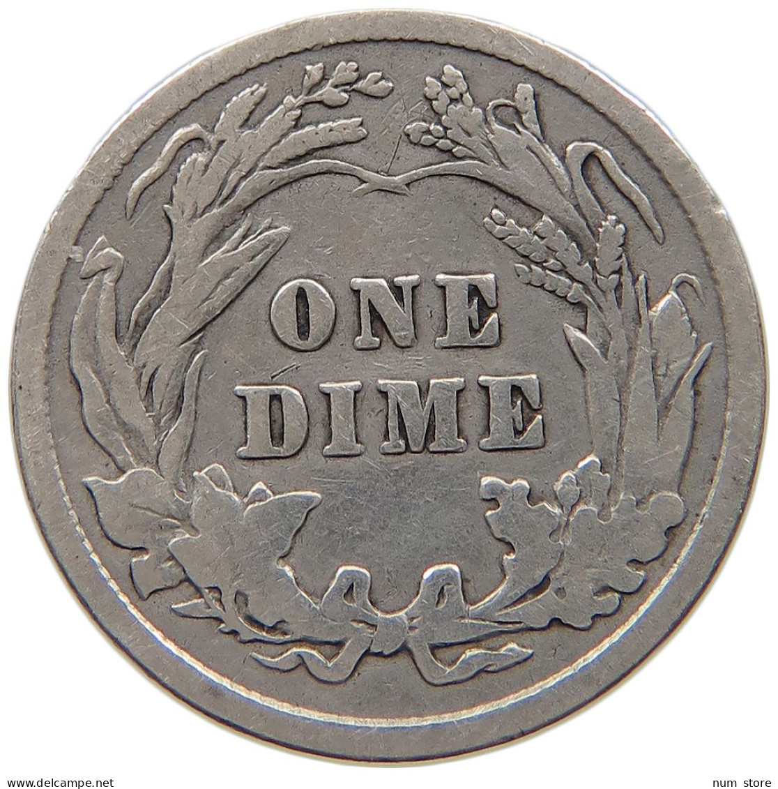 UNITED STATES OF AMERICA DIME 1908 BARBER #c015 0199 - 1892-1916: Barber