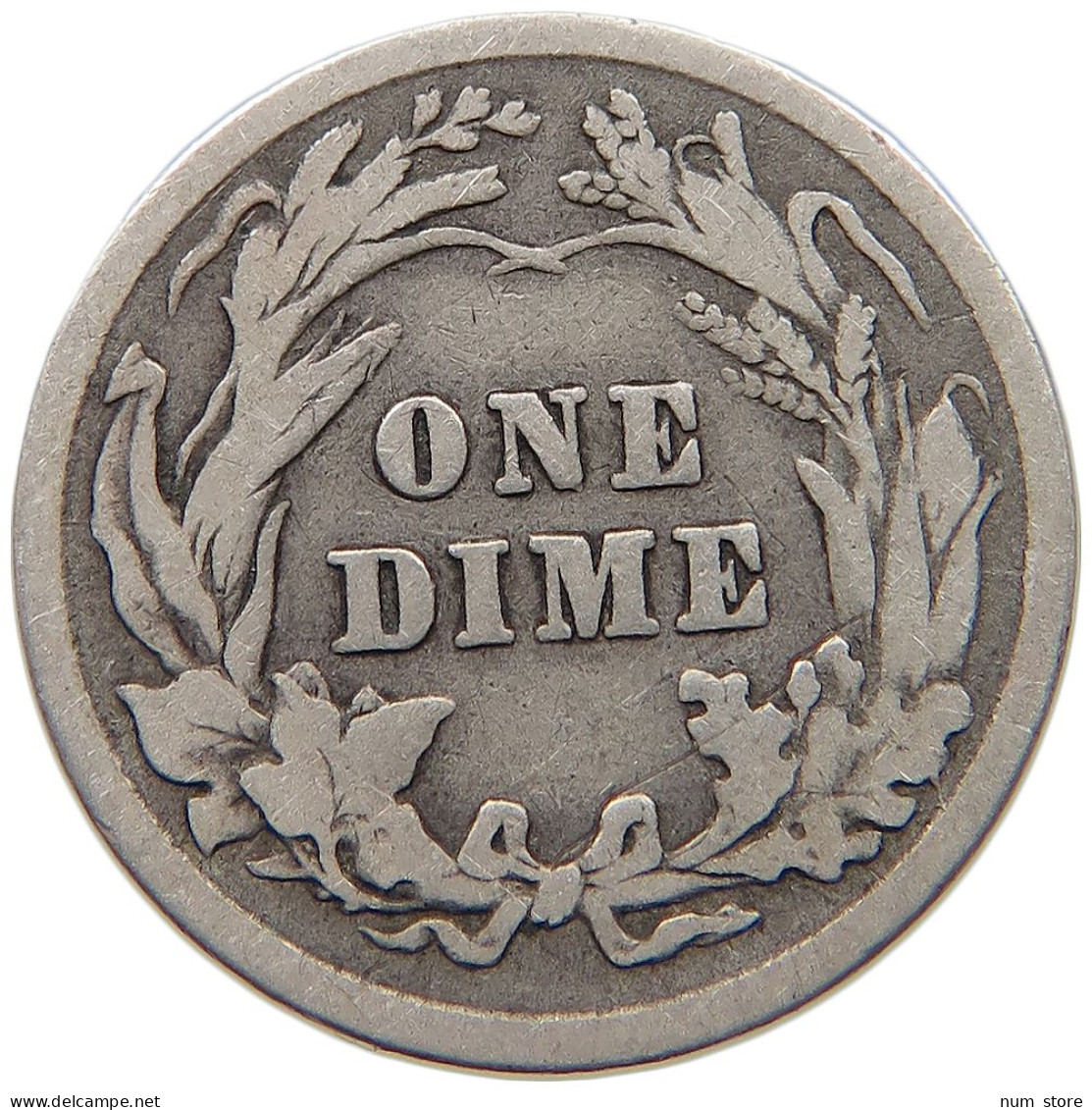 UNITED STATES OF AMERICA DIME 1907 BARBER #c036 0217 - 1892-1916: Barber