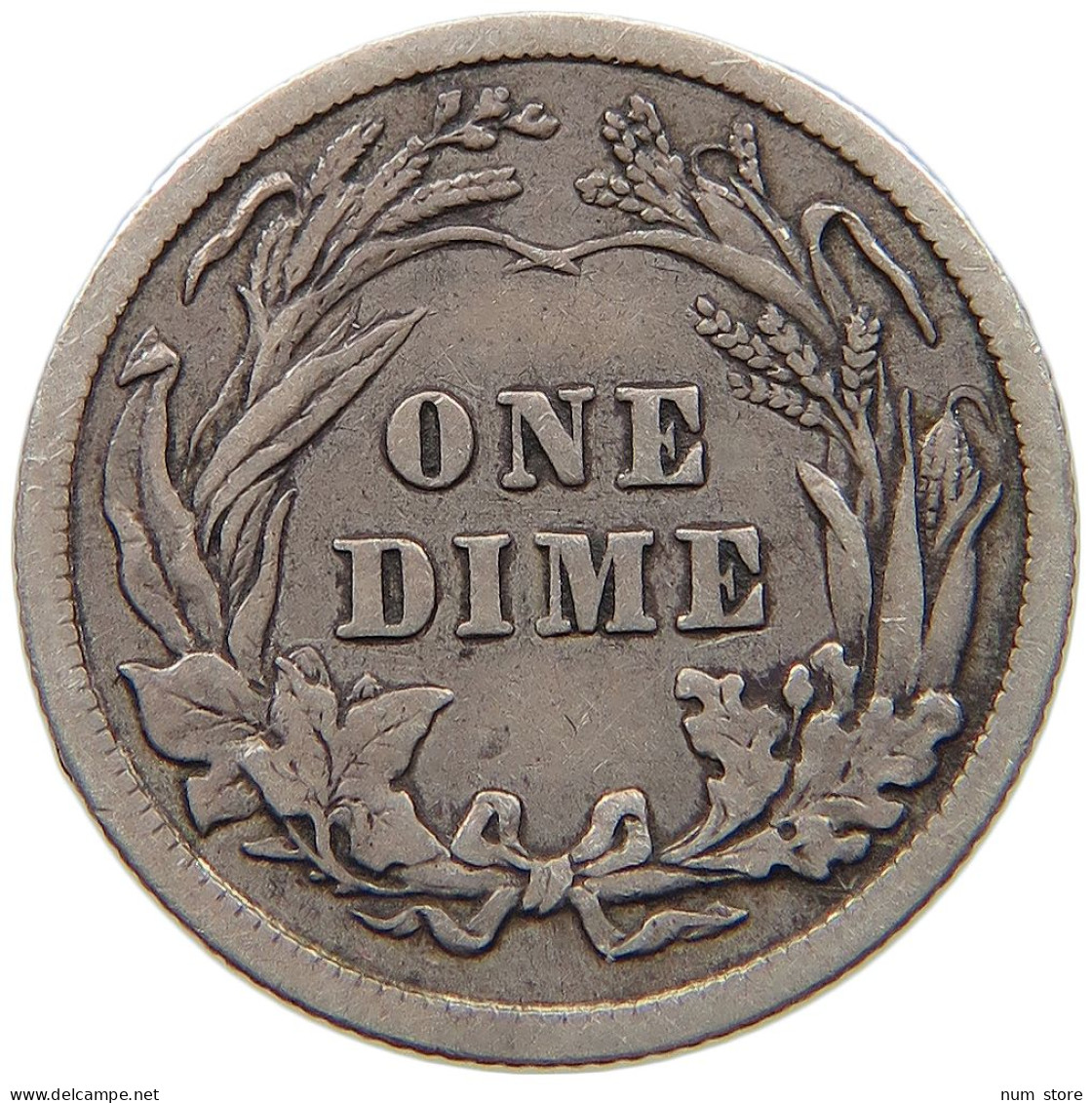 UNITED STATES OF AMERICA DIME 1906 BARBER #t111 0097 - 1892-1916: Barber