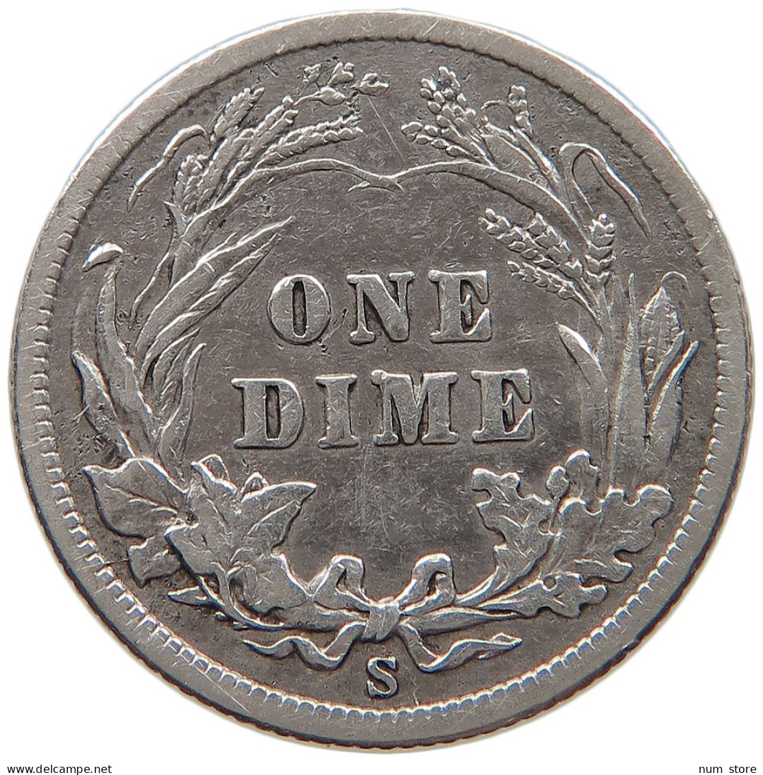 UNITED STATES OF AMERICA DIME 1905 S BARBER #t143 0383 - 1892-1916: Barber