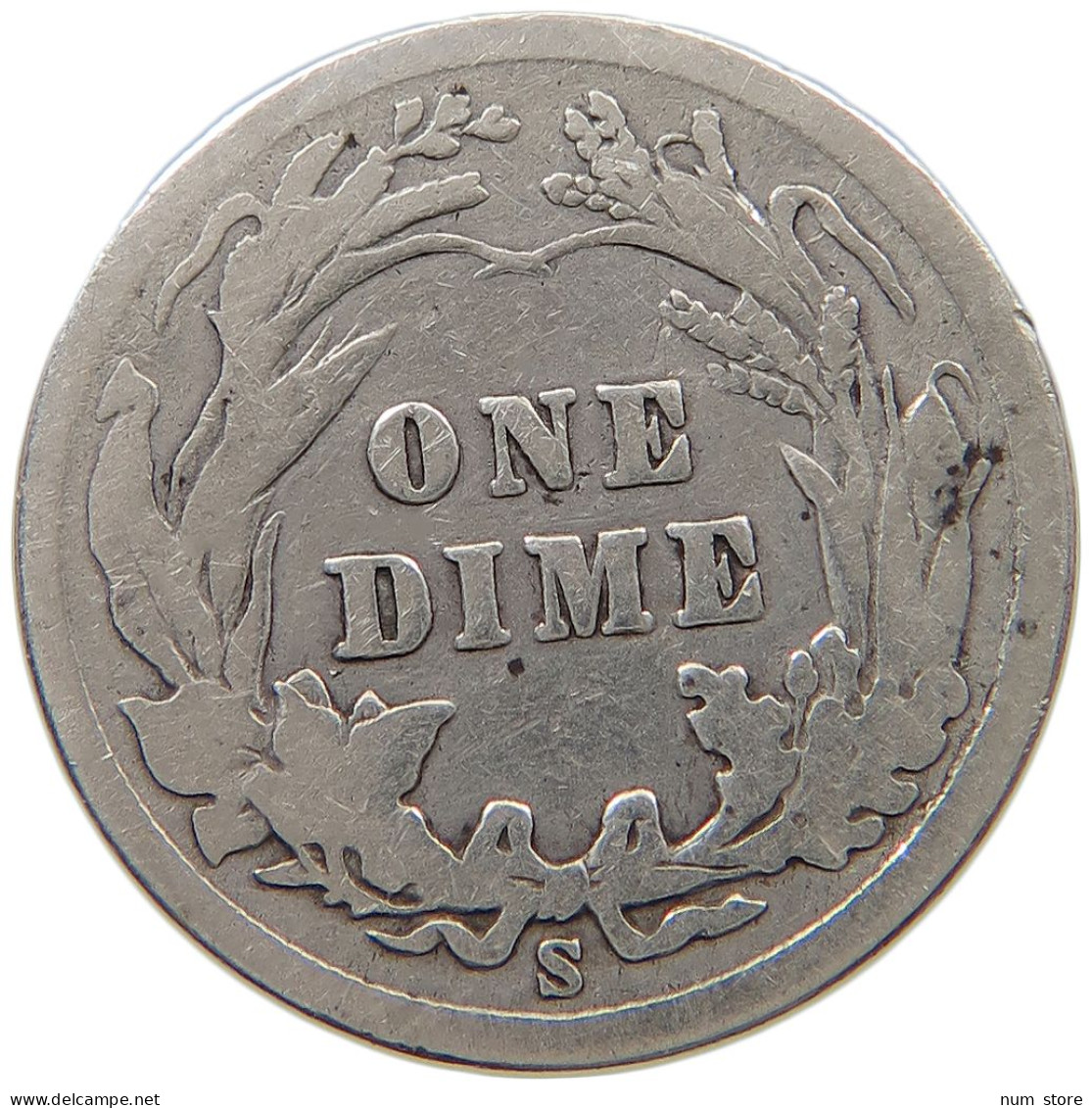 UNITED STATES OF AMERICA DIME 1905 S BARBER #t140 0653 - 1892-1916: Barber