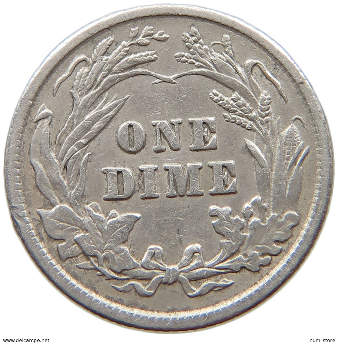 UNITED STATES OF AMERICA DIME 1905 BARBER #t148 0709 - 1892-1916: Barber