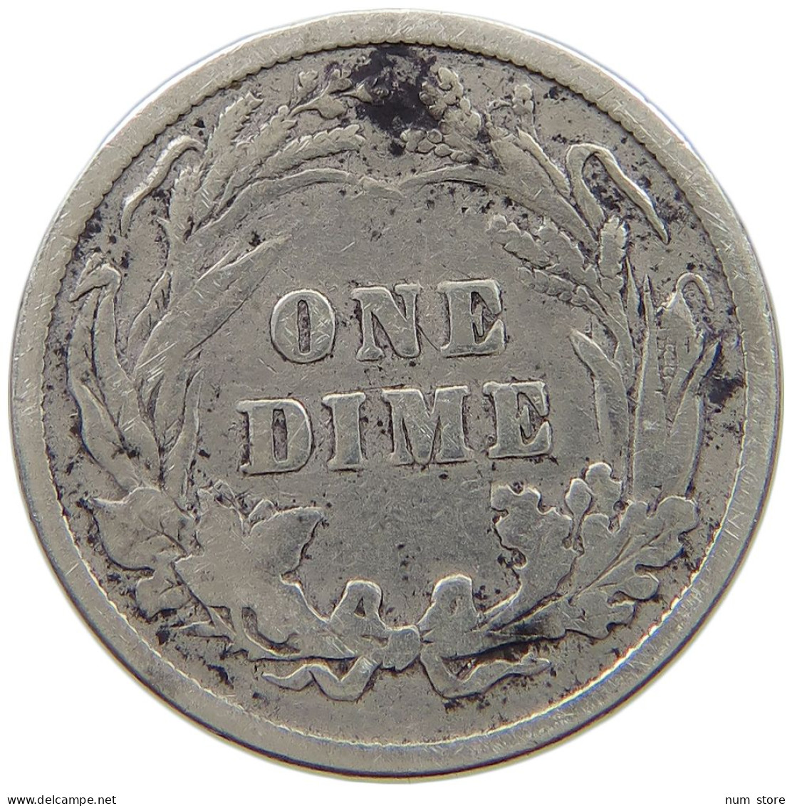 UNITED STATES OF AMERICA DIME 1899 BARBER #a069 0303 - 1892-1916: Barber