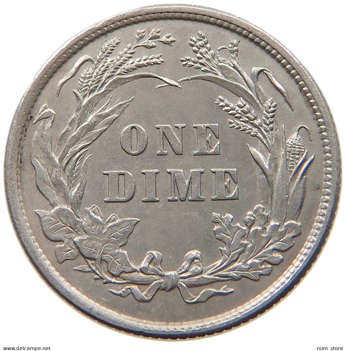 UNITED STATES OF AMERICA DIME 1897 BARBER #t115 0167 - 1892-1916: Barber