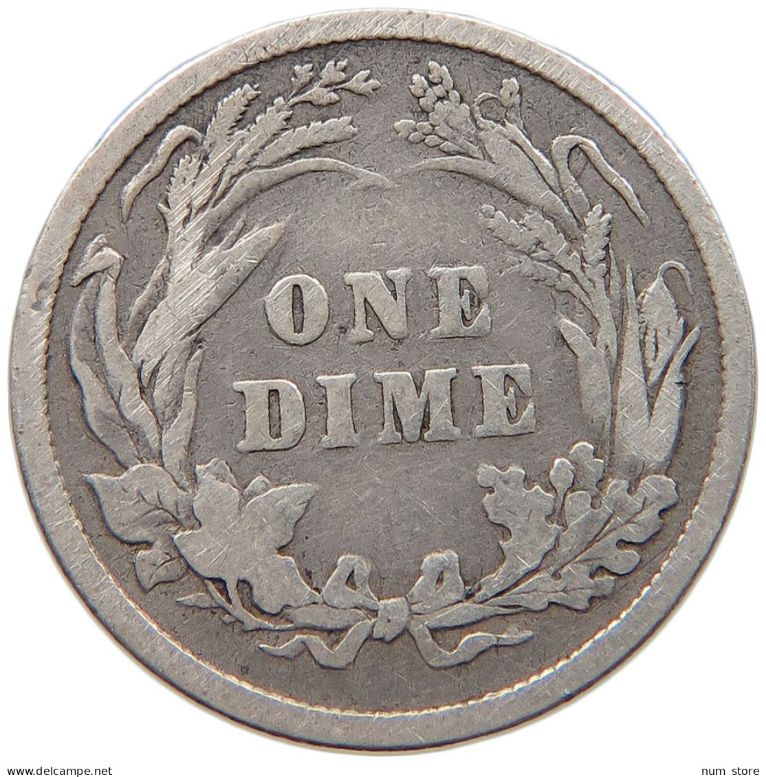 UNITED STATES OF AMERICA DIME 1892 BARBER #c012 0327 - 1892-1916: Barber