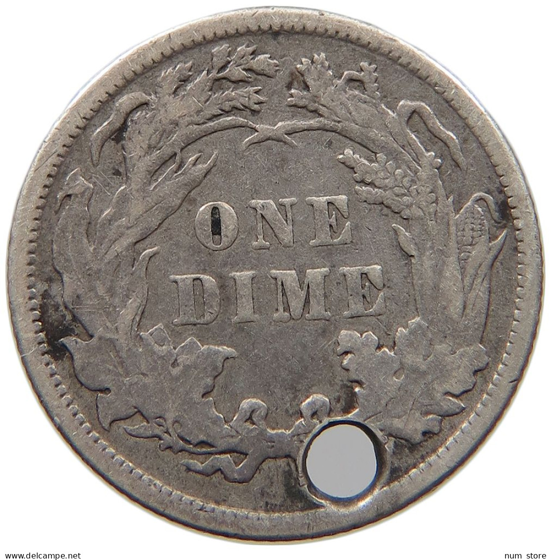 UNITED STATES OF AMERICA DIME 1885 SEATED LIBERTY #c012 0331 - 1837-1891: Seated Liberty