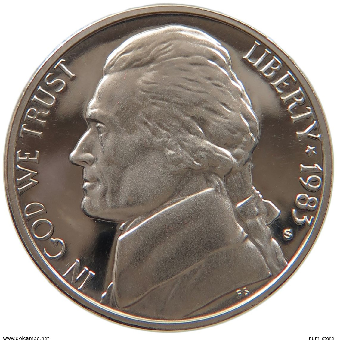 UNITED STATES OF AMERICA NICKEL 1983 S  JEFFERSON #alb065 0125 - 1938-…: Jefferson