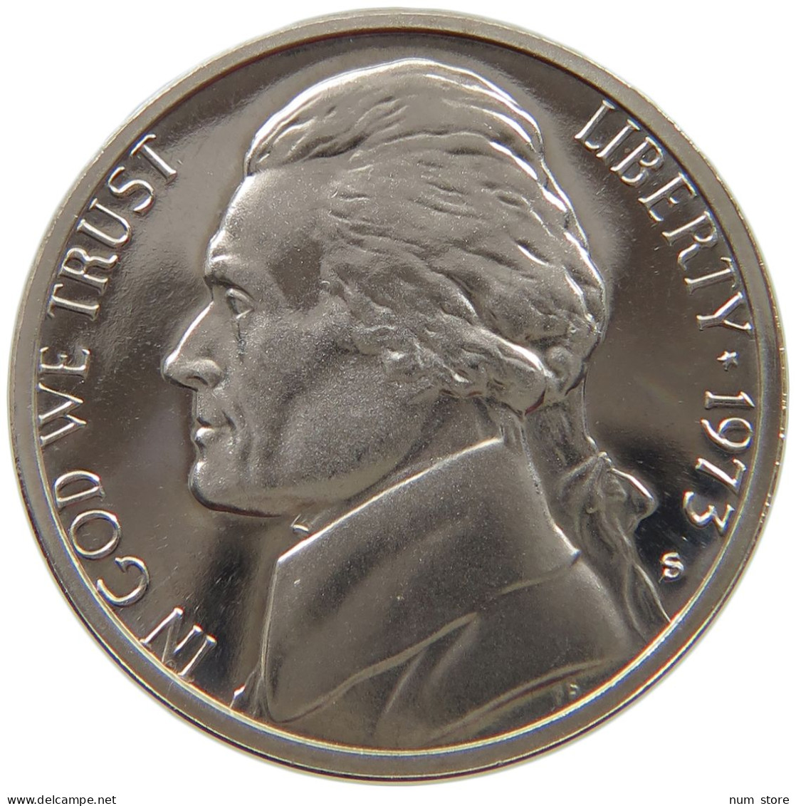 UNITED STATES OF AMERICA NICKEL 1973 S  #alb053 0241 - 1938-…: Jefferson