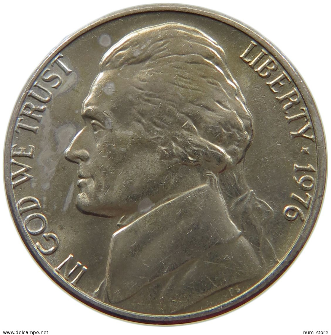 UNITED STATES OF AMERICA NICKEL 1976  #alb053 0255 - 1938-…: Jefferson