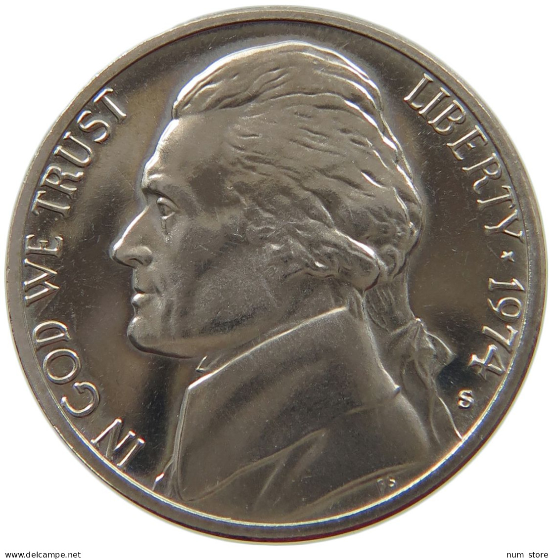 UNITED STATES OF AMERICA NICKEL 1974 S  #alb053 0243 - 1938-…: Jefferson