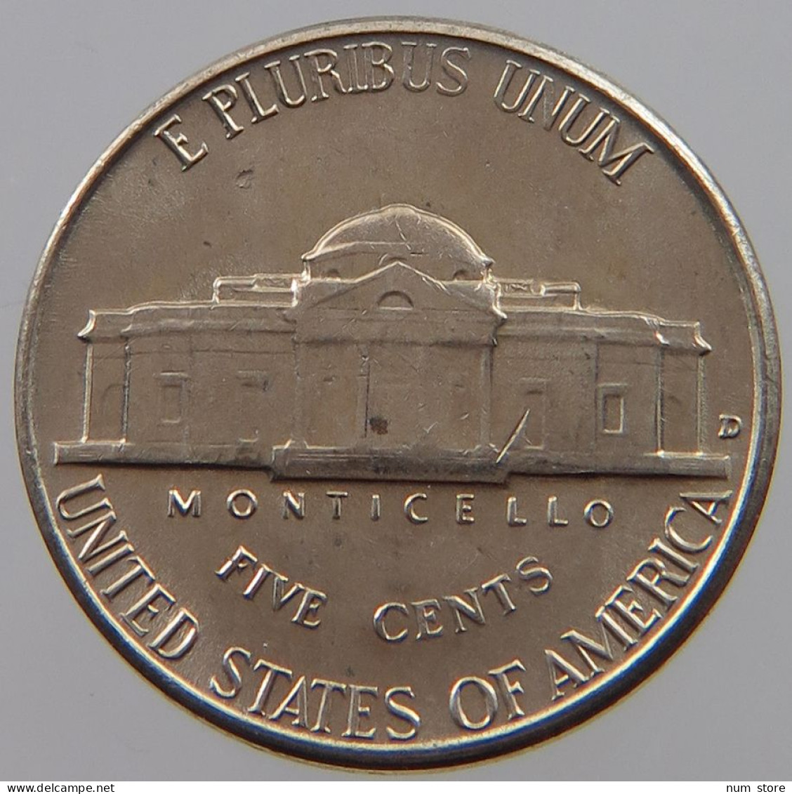 UNITED STATES OF AMERICA NICKEL 1956 D Jefferson #alb024 0111 - 1938-…: Jefferson