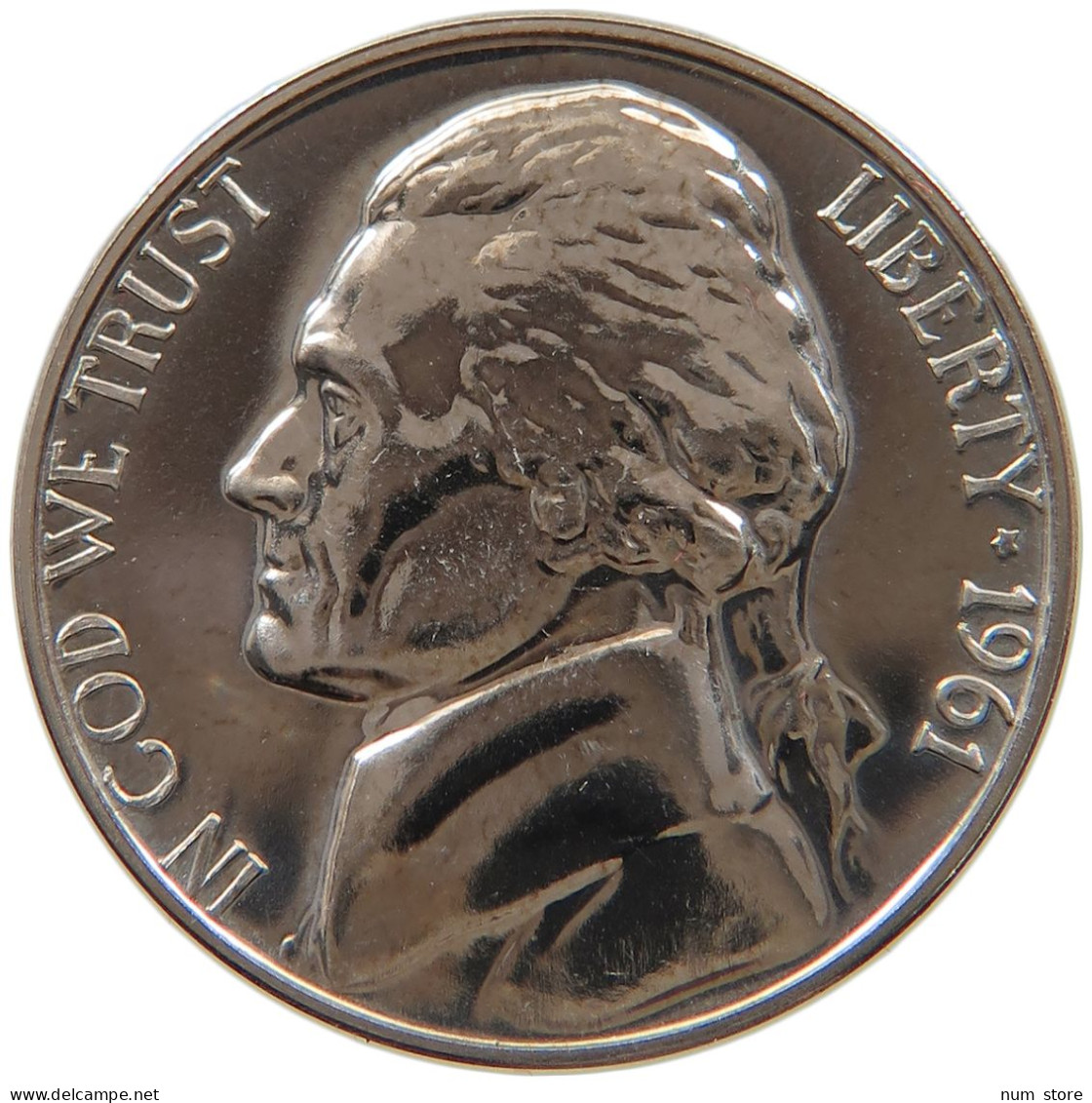 UNITED STATES OF AMERICA NICKEL 1961  JEFFERSON #alb065 0121 - 1938-…: Jefferson