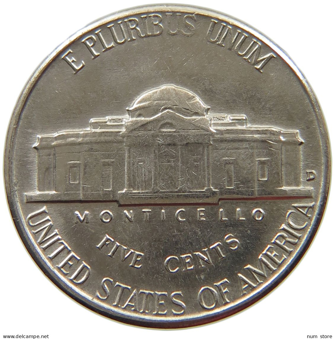 UNITED STATES OF AMERICA NICKEL 1959 D JEFFERSON #s063 0993 - 1938-…: Jefferson